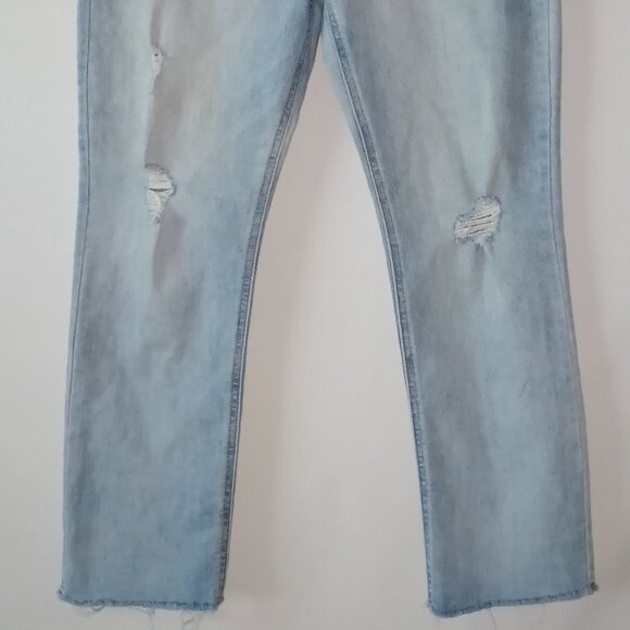 Old Navy Womens Light Blue The Power A.K.A. Perfect Straight Ankle Jeans Size 12 - Picture 3 of 7